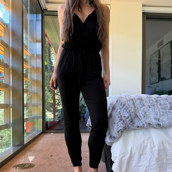 Go Couture Black Jumpsuit - Picture 1 of 4